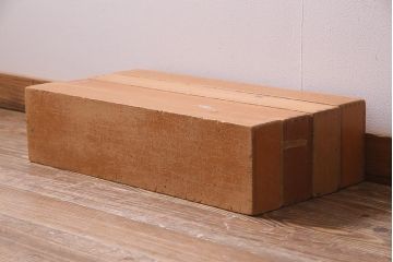 レトロ雑貨　昭和レトロ　大きな積み木セット【うすい長方形・大/4ヶ組】(飾り台、ディスプレイ雑貨)(R-038074)