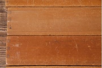 レトロ雑貨　昭和レトロ　大きな積み木セット【うすい長方形・大/4ヶ組】(飾り台、ディスプレイ雑貨)(R-038074)