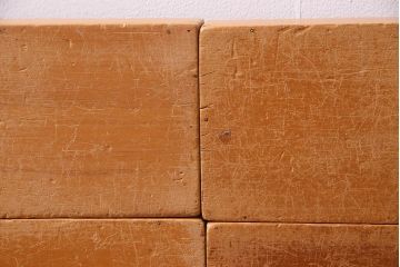 レトロ雑貨　昭和レトロ　大きな積み木セット【うすい長方形・大/4ヶ組】(飾り台、ディスプレイ雑貨)(R-038074)