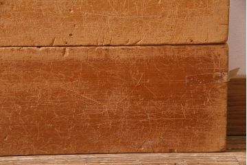 レトロ雑貨　昭和レトロ　大きな積み木セット【うすい長方形・大/4ヶ組】(飾り台、ディスプレイ雑貨)(R-038074)