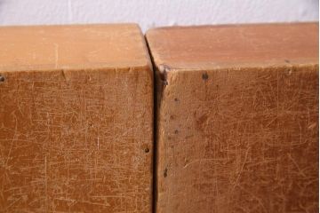 レトロ雑貨　昭和レトロ　大きな積み木セット【うすい長方形・大/5ヶ組】(飾り台、ディスプレイ雑貨)(R-038075)