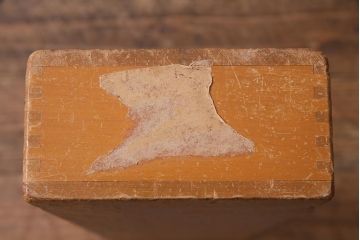 レトロ雑貨　昭和レトロ　大きな積み木セット【うすい長方形・大/5ヶ組】(飾り台、ディスプレイ雑貨)(R-038075)