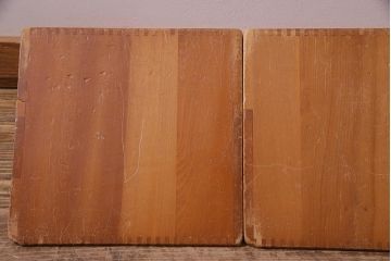 レトロ雑貨　昭和レトロ　大きな積み木セット【三角形・大/3ヶ組】(飾り台、ディスプレイ雑貨)(R-038076)