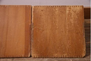 レトロ雑貨　昭和レトロ　大きな積み木セット【三角形・大/3ヶ組】(飾り台、ディスプレイ雑貨)(R-038076)