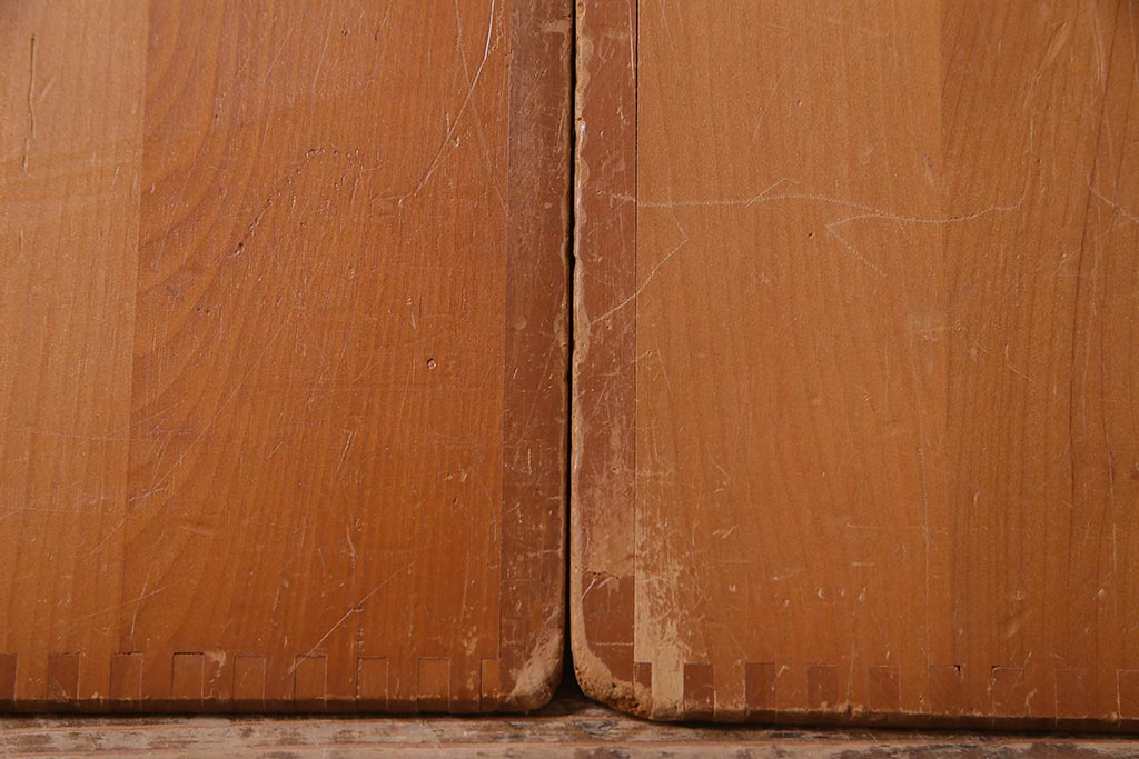 レトロ雑貨　昭和レトロ　大きな積み木セット【三角形・大/3ヶ組】(飾り台、ディスプレイ雑貨)(R-038076)