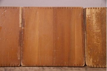 レトロ雑貨　昭和レトロ　大きな積み木セット【三角形・大/3ヶ組】(飾り台、ディスプレイ雑貨)(R-038076)