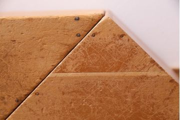 レトロ雑貨　昭和レトロ　大きな積み木セット【三角形・大/3ヶ組】(飾り台、ディスプレイ雑貨)(R-038076)