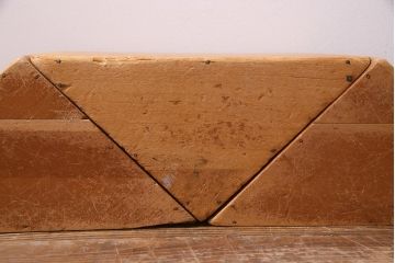 レトロ雑貨　昭和レトロ　大きな積み木セット【三角形・大/3ヶ組】(飾り台、ディスプレイ雑貨)(R-038076)