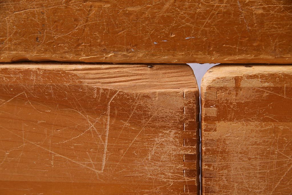 レトロ雑貨　昭和レトロ　大きな積み木セット【三角形・大/3ヶ組】(飾り台、ディスプレイ雑貨)(R-038076)