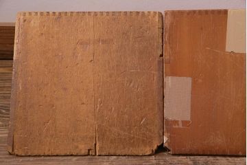 レトロ雑貨　昭和レトロ　大きな積み木セット【三角形・大/3ヶ組】(飾り台、ディスプレイ雑貨)(R-038077)