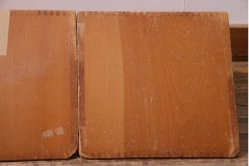 レトロ雑貨　昭和レトロ　大きな積み木セット【三角形・大/3ヶ組】(飾り台、ディスプレイ雑貨)(R-038077)