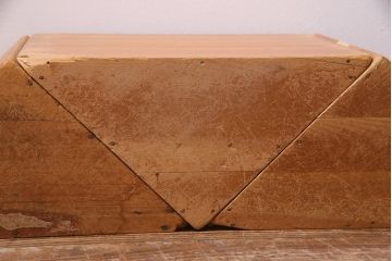 レトロ雑貨　昭和レトロ　大きな積み木セット【三角形・大/3ヶ組】(飾り台、ディスプレイ雑貨)(R-038077)