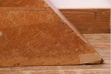 レトロ雑貨　昭和レトロ　大きな積み木セット【三角形・大/3ヶ組】(飾り台、ディスプレイ雑貨)(R-038077)