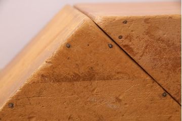 レトロ雑貨　昭和レトロ　大きな積み木セット【三角形・大/3ヶ組】(飾り台、ディスプレイ雑貨)(R-038077)