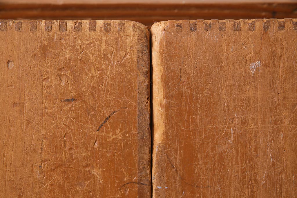 レトロ雑貨　昭和レトロ　大きな積み木セット【三角形・大/2ヶ組】(飾り台、ディスプレイ雑貨)(R-038078)