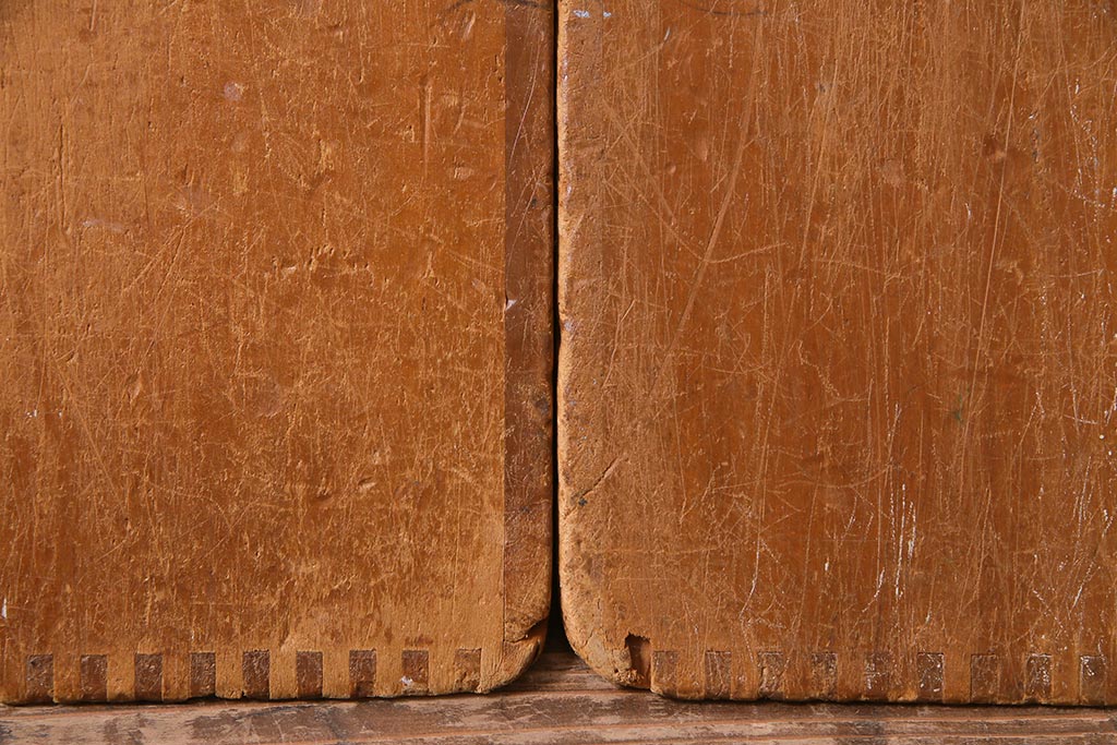 レトロ雑貨　昭和レトロ　大きな積み木セット【三角形・大/2ヶ組】(飾り台、ディスプレイ雑貨)(R-038078)