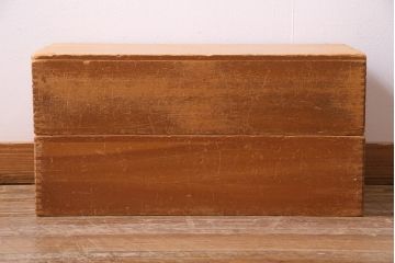 レトロ雑貨　昭和レトロ　大きな積み木セット【直方体・大/2ヶ組】(飾り台、ディスプレイ雑貨)(R-038079)