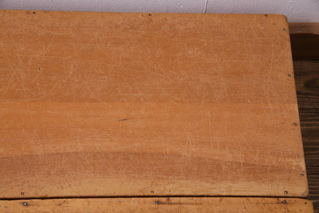 レトロ雑貨　昭和レトロ　大きな積み木セット【直方体・大/2ヶ組】(飾り台、ディスプレイ雑貨)(R-038079)