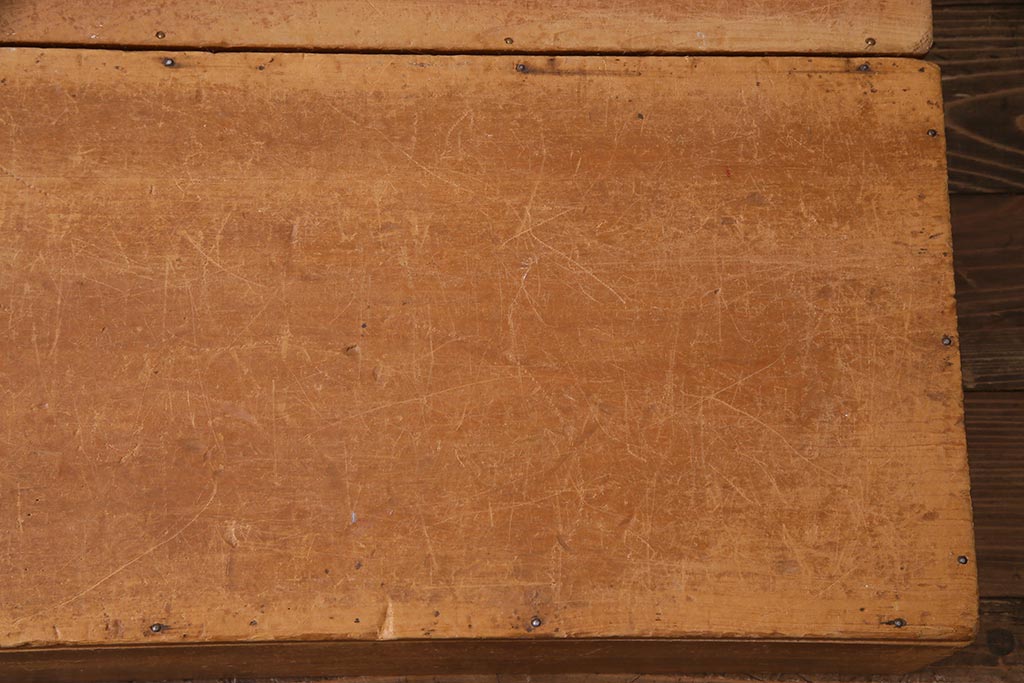 レトロ雑貨　昭和レトロ　大きな積み木セット【直方体・大/2ヶ組】(飾り台、ディスプレイ雑貨)(R-038079)