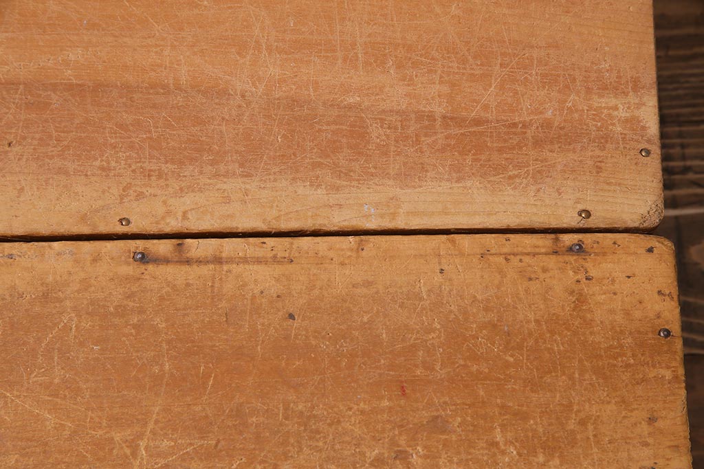 レトロ雑貨　昭和レトロ　大きな積み木セット【直方体・大/2ヶ組】(飾り台、ディスプレイ雑貨)(R-038079)