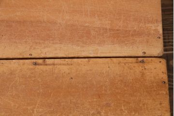 レトロ雑貨　昭和レトロ　大きな積み木セット【直方体・大/2ヶ組】(飾り台、ディスプレイ雑貨)(R-038079)