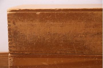 レトロ雑貨　昭和レトロ　大きな積み木セット【直方体・大/2ヶ組】(飾り台、ディスプレイ雑貨)(R-038079)