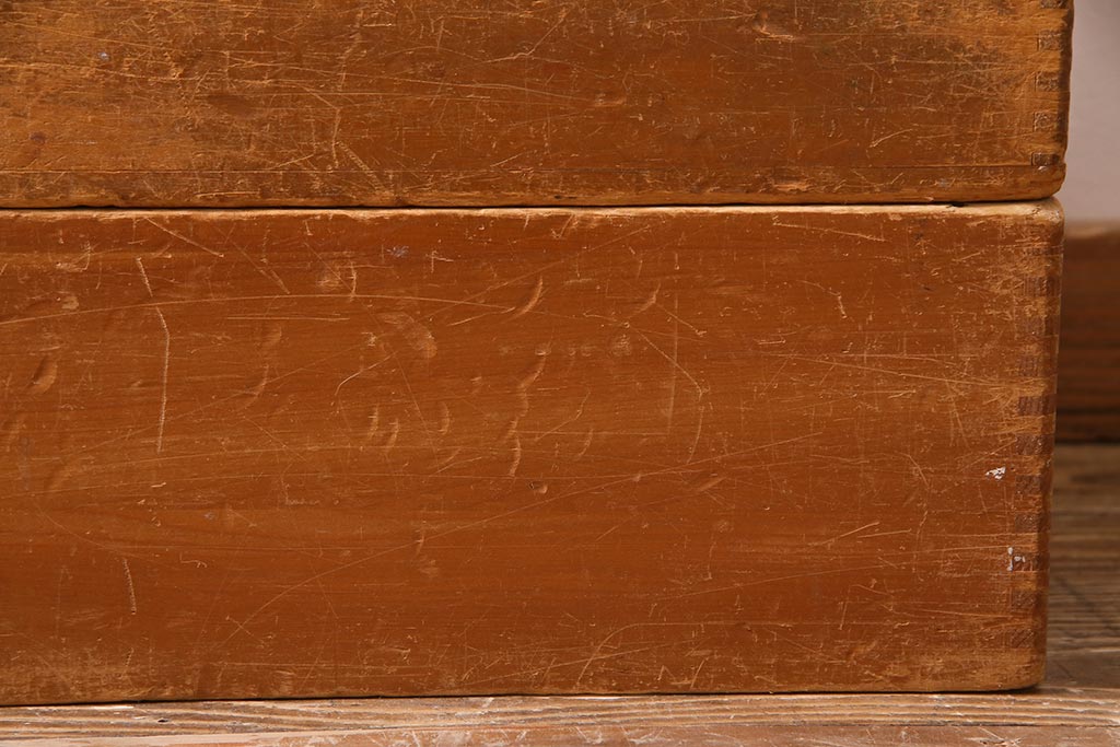 レトロ雑貨　昭和レトロ　大きな積み木セット【直方体・大/2ヶ組】(飾り台、ディスプレイ雑貨)(R-038079)