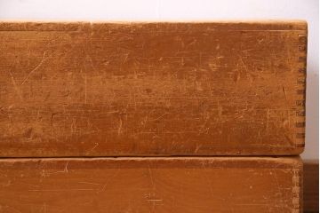 レトロ雑貨　昭和レトロ　大きな積み木セット【直方体・大/2ヶ組】(飾り台、ディスプレイ雑貨)(R-038079)