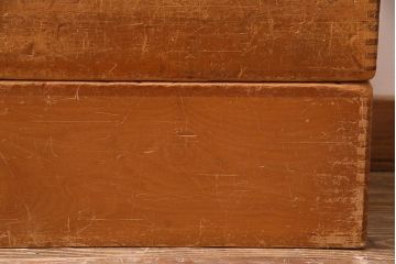 レトロ雑貨　昭和レトロ　大きな積み木セット【直方体・大/2ヶ組】(飾り台、ディスプレイ雑貨)(R-038079)