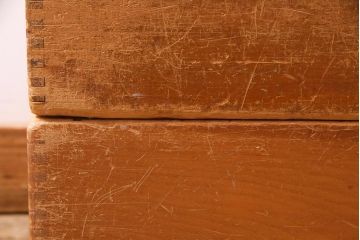 レトロ雑貨　昭和レトロ　大きな積み木セット【直方体・大/2ヶ組】(飾り台、ディスプレイ雑貨)(R-038079)