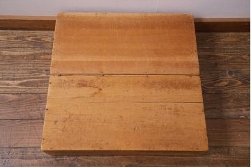 レトロ雑貨　昭和レトロ　大きな積み木セット【直方体・大/2ヶ組】(飾り台、ディスプレイ雑貨)(R-038079)