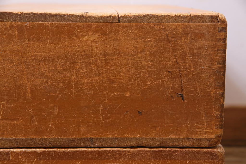 レトロ雑貨　昭和レトロ　大きな積み木セット【直方体・大/2ヶ組】(飾り台、ディスプレイ雑貨)(R-038079)