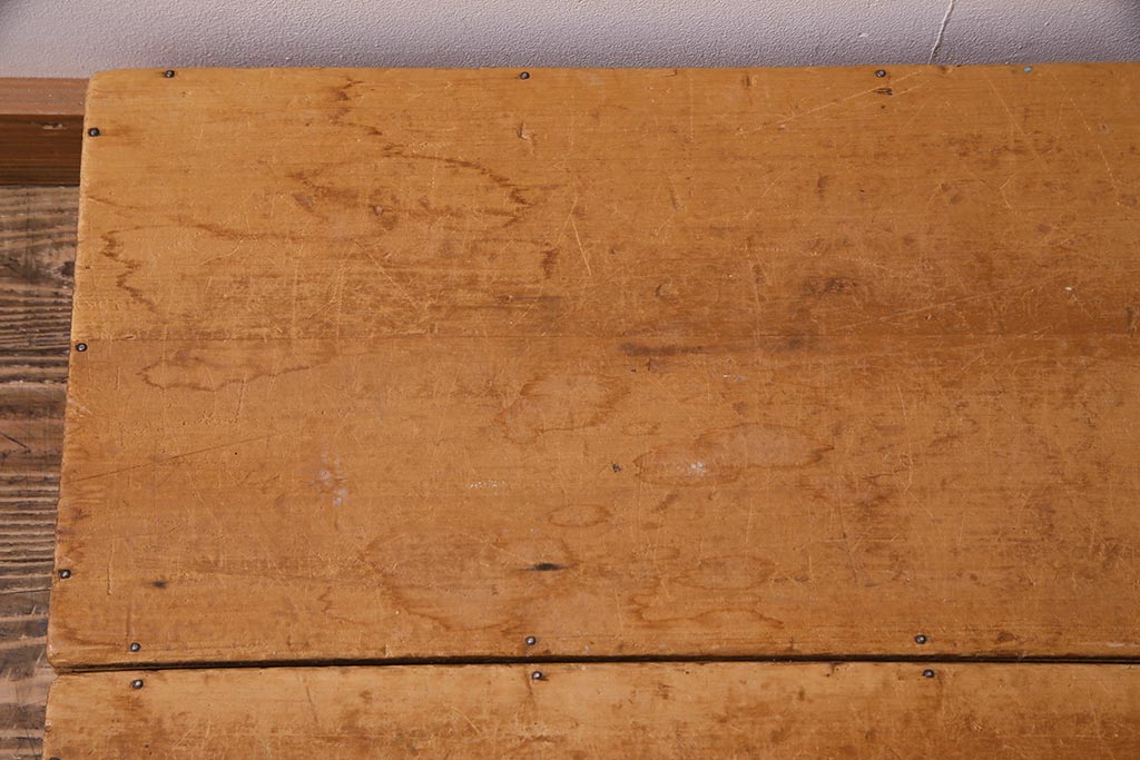 レトロ雑貨　昭和レトロ　大きな積み木セット【直方体・大/2ヶ組】(飾り台、ディスプレイ雑貨)(R-038080)