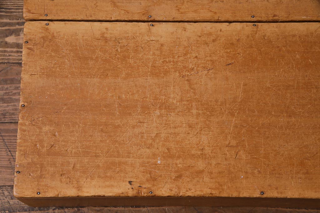 レトロ雑貨　昭和レトロ　大きな積み木セット【直方体・大/2ヶ組】(飾り台、ディスプレイ雑貨)(R-038080)