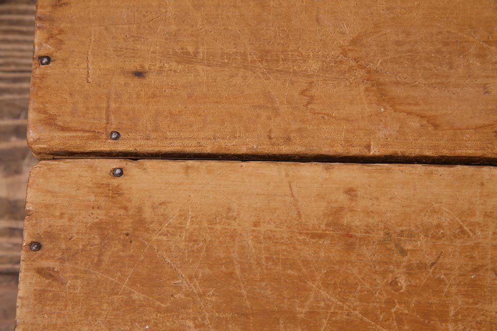 レトロ雑貨　昭和レトロ　大きな積み木セット【直方体・大/2ヶ組】(飾り台、ディスプレイ雑貨)(R-038080)