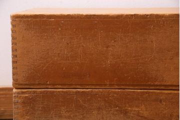 レトロ雑貨　昭和レトロ　大きな積み木セット【直方体・大/2ヶ組】(飾り台、ディスプレイ雑貨)(R-038080)