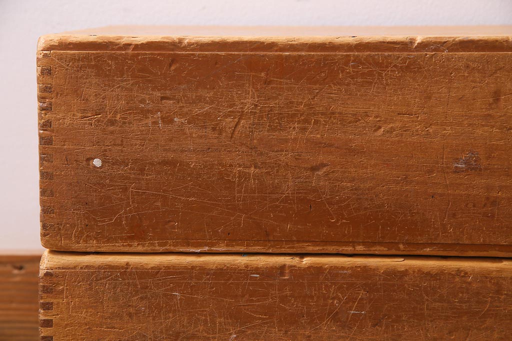 レトロ雑貨　昭和レトロ　大きな積み木セット【直方体・大/2ヶ組】(飾り台、ディスプレイ雑貨)(R-038080)