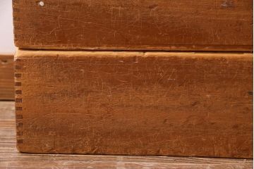 レトロ雑貨　昭和レトロ　大きな積み木セット【直方体・大/2ヶ組】(飾り台、ディスプレイ雑貨)(R-038080)