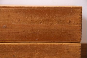 レトロ雑貨　昭和レトロ　大きな積み木セット【直方体・大/2ヶ組】(飾り台、ディスプレイ雑貨)(R-038080)