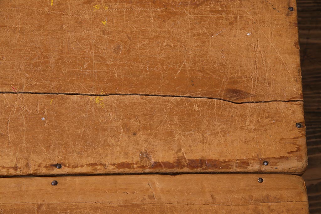 レトロ雑貨　昭和レトロ　大きな積み木セット【直方体・大/2ヶ組】(飾り台、ディスプレイ雑貨)(R-038080)