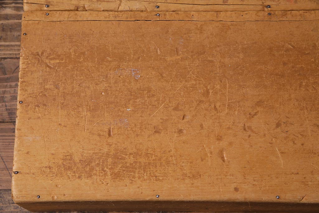 レトロ雑貨　昭和レトロ　大きな積み木セット【直方体・大/2ヶ組】(飾り台、ディスプレイ雑貨)(R-038081)