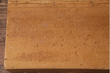 レトロ雑貨　昭和レトロ　大きな積み木セット【直方体・大/2ヶ組】(飾り台、ディスプレイ雑貨)(R-038081)