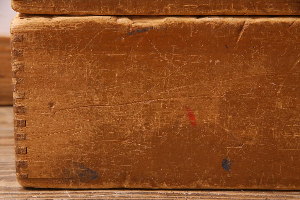 レトロ雑貨　昭和レトロ　大きな積み木セット【直方体・大/2ヶ組】(飾り台、ディスプレイ雑貨)(R-038081)