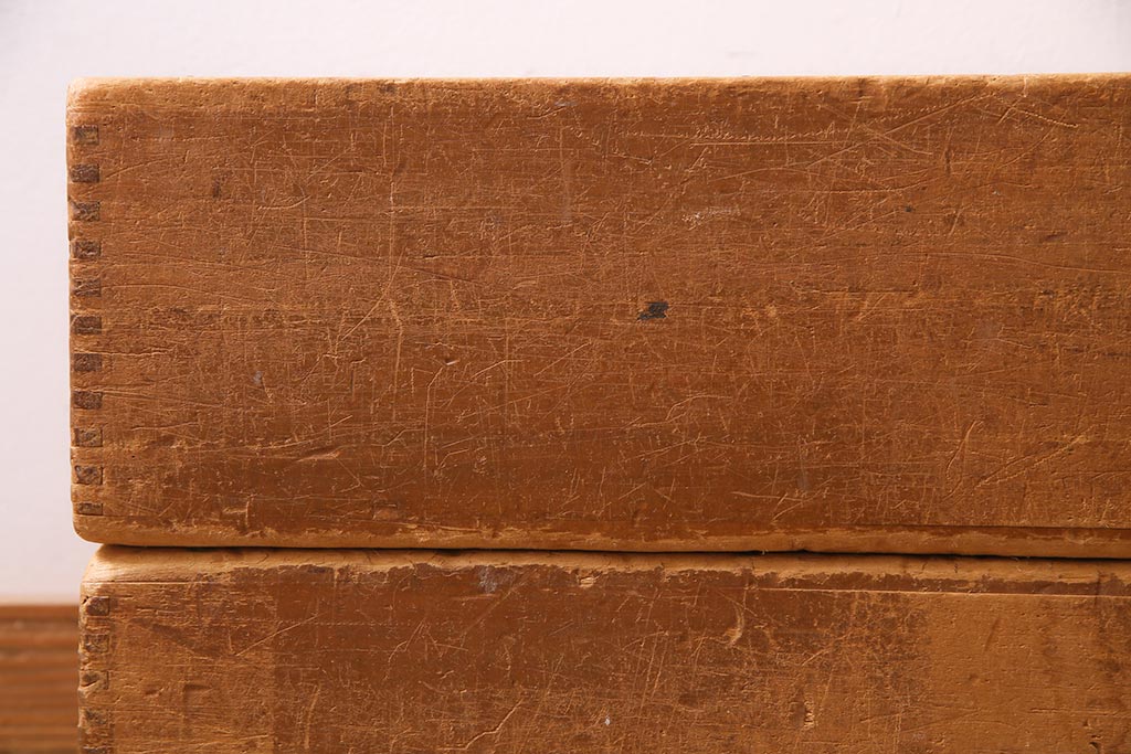 レトロ雑貨　昭和レトロ　大きな積み木セット【直方体・大/2ヶ組】(飾り台、ディスプレイ雑貨)(R-038081)