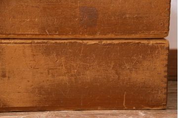 レトロ雑貨　昭和レトロ　大きな積み木セット【直方体・大/2ヶ組】(飾り台、ディスプレイ雑貨)(R-038081)