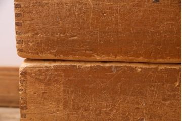 レトロ雑貨　昭和レトロ　大きな積み木セット【直方体・大/2ヶ組】(飾り台、ディスプレイ雑貨)(R-038081)