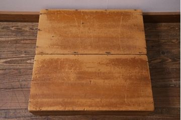 レトロ雑貨　昭和レトロ　大きな積み木セット【直方体・大/2ヶ組】(飾り台、ディスプレイ雑貨)(R-038081)