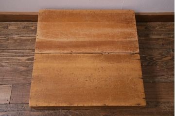 レトロ雑貨　昭和レトロ　大きな積み木セット【直方体・大/2ヶ組】(飾り台、ディスプレイ雑貨)(R-038082)