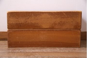 レトロ雑貨　昭和レトロ　大きな積み木セット【直方体・大/2ヶ組】(飾り台、ディスプレイ雑貨)(R-038083)