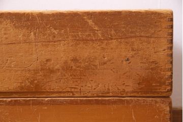 レトロ雑貨　昭和レトロ　大きな積み木セット【直方体・大/2ヶ組】(飾り台、ディスプレイ雑貨)(R-038083)